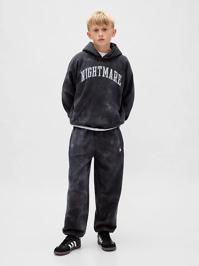 Gap × Disney Tim Burton’s The Nightmare Before Christmas Kids VintageSoft Skull Baggy Joggers