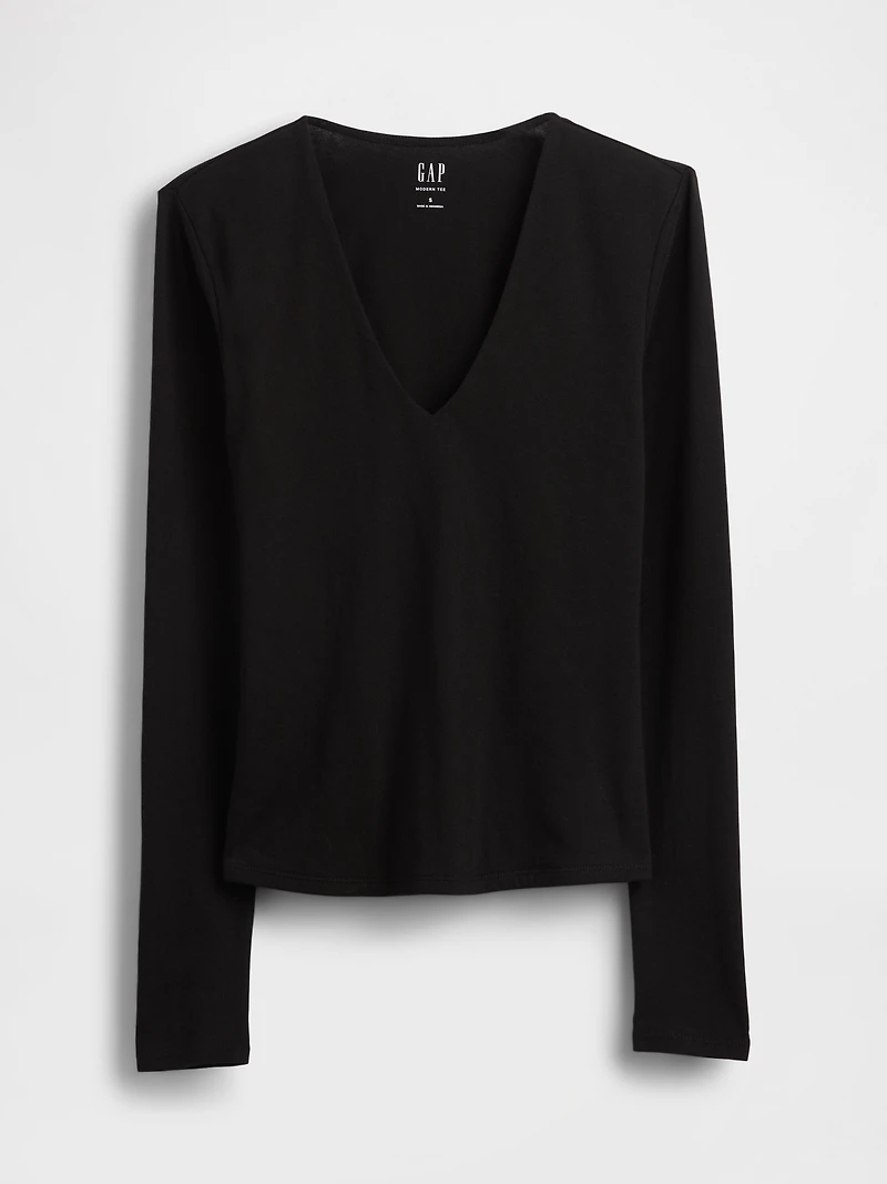 CloseKnit Jersey V-Neck T-Shirt