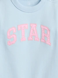 Gap × Sandy Liang Baby VintageSoft Logo One-Piece