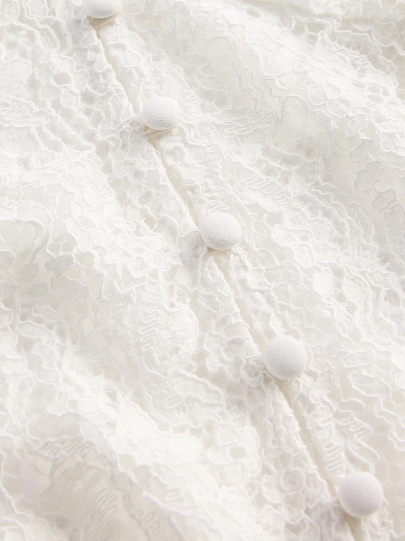 Lace V-Neck Top