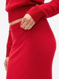 CashSoft Stretch Midi Skirt