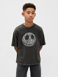 Gap × Disney Tim Burton’s The Nightmare Before Christmas Kids Skull T-Shirt
