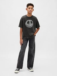 Gap × Disney Tim Burton’s The Nightmare Before Christmas Kids Skull T-Shirt