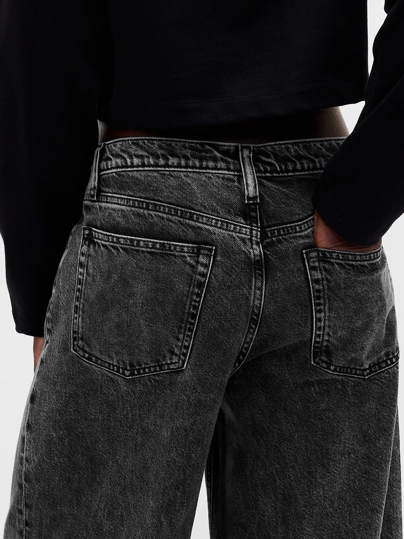 Mid Rise UltraSoft Baggy Jeans