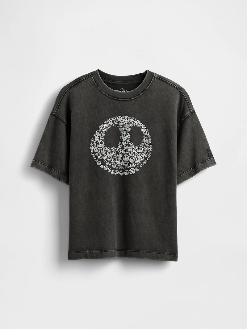 Gap × Disney Tim Burton’s The Nightmare Before Christmas Kids Skull T-Shirt