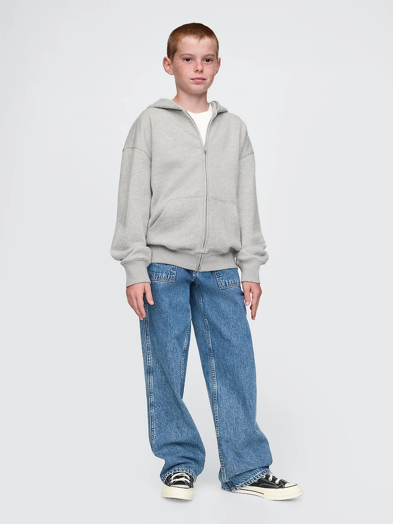 Kids VintageSoft Zip Hoodie