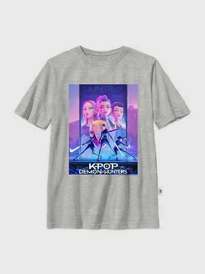 Kids K-Pop Demon Hunters Poster Graphic T-Shirt