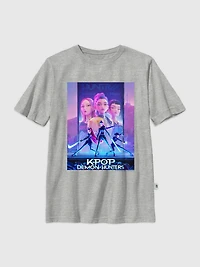 Kids K-Pop Demon Hunters Poster Graphic T-Shirt