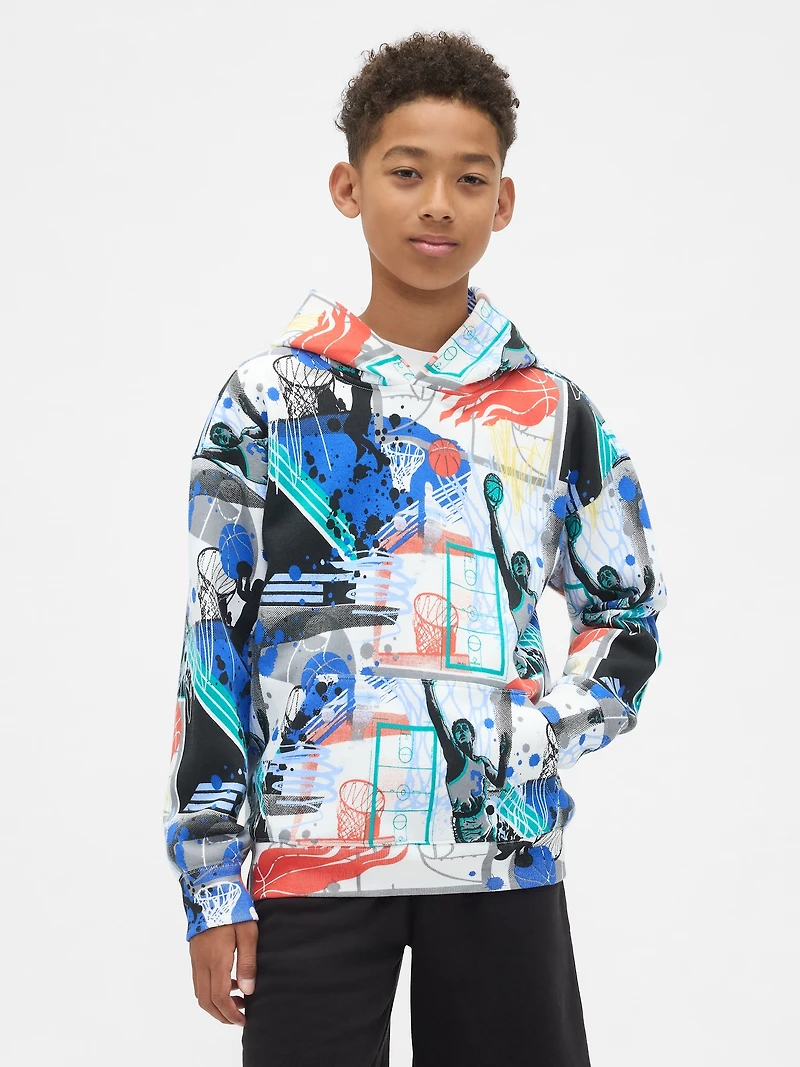 Kids VintageSoft Relaxed Graphic Hoodie