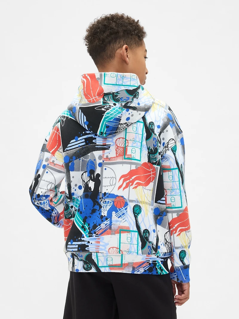 Kids VintageSoft Relaxed Graphic Hoodie