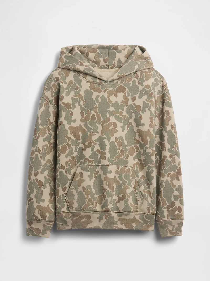 Kids VintageSoft Relaxed Camo Hoodie