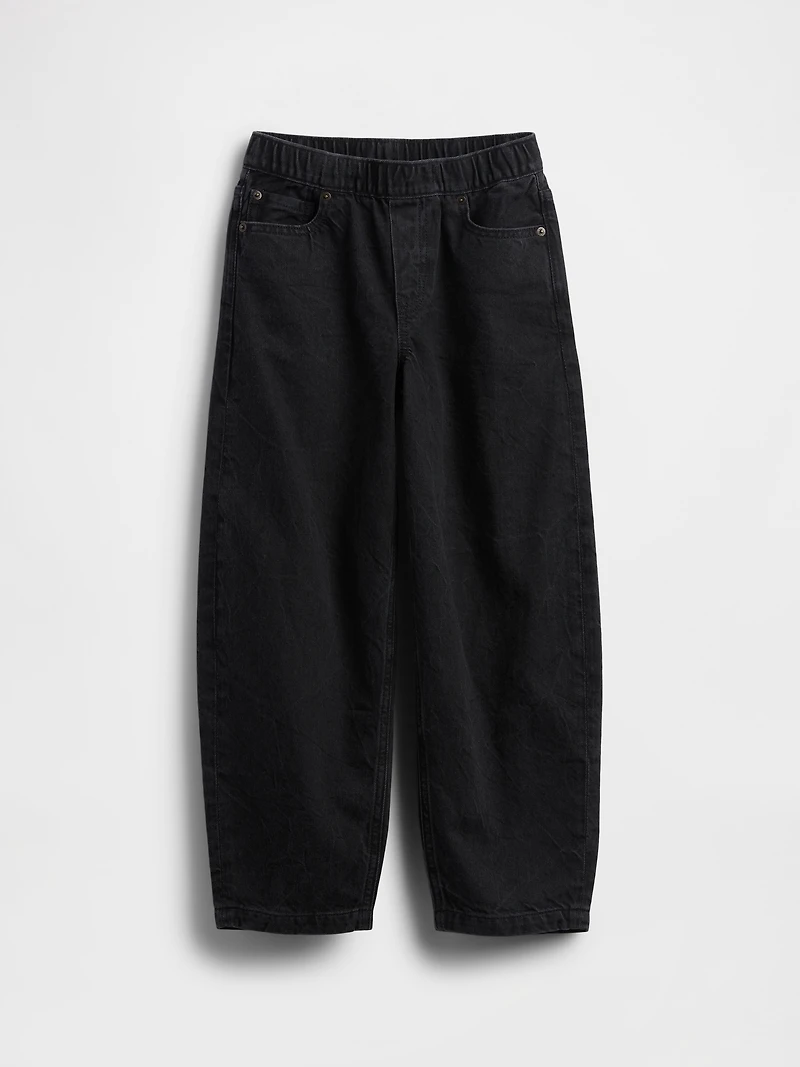 Kids Baggy Barrel Jeans