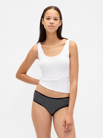 Organic Stretch Cotton Hipster (3-Pack