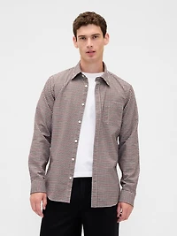 Plaid Oxford Button-Down Shirt