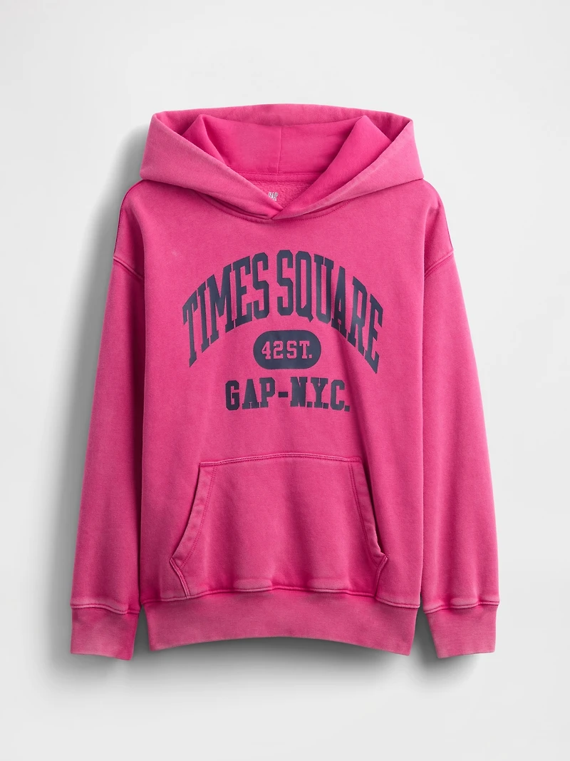 Kids VintageSoft NYC Times Square Hoodie