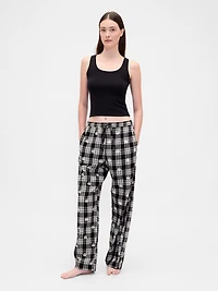 Gap × Disney Tim Burton’s The Nightmare Before Christmas Adult Skull Flannel PJ Pants