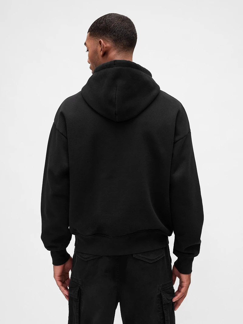Extra Heavyweight French Terry Oversized Logo Hoodie