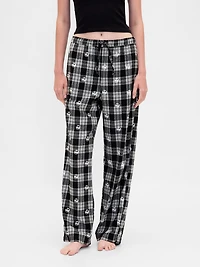 Gap × Disney Tim Burton’s The Nightmare Before Christmas Adult Skull Flannel PJ Pants