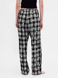 Gap × Disney Tim Burton’s The Nightmare Before Christmas Adult Skull Flannel PJ Pants