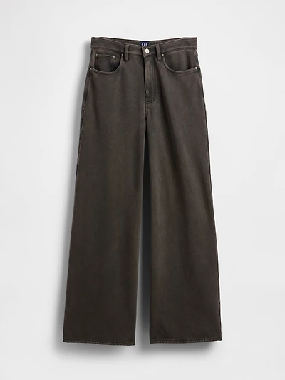 Heavyweight French Terry Wide-Leg Sweatpant Jeans
