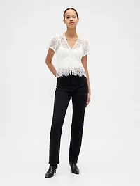 Lace V-Neck Top