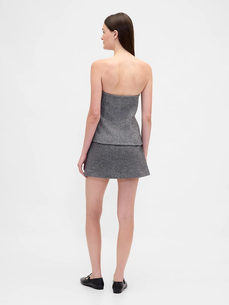 Herringbone Mini Skort