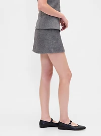 Herringbone Mini Skort