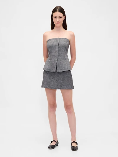 Herringbone Mini Skort