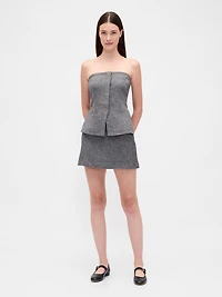 Herringbone Mini Skort