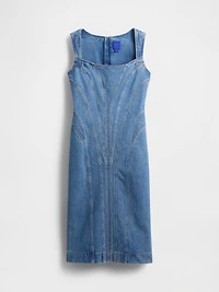 GapStudio Seamed Denim Midi Dress
