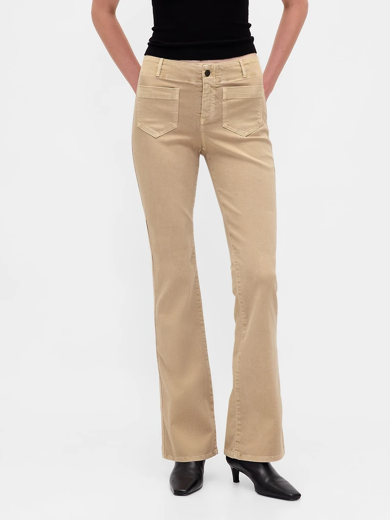 Low Rise Twill Long & Lean Pants