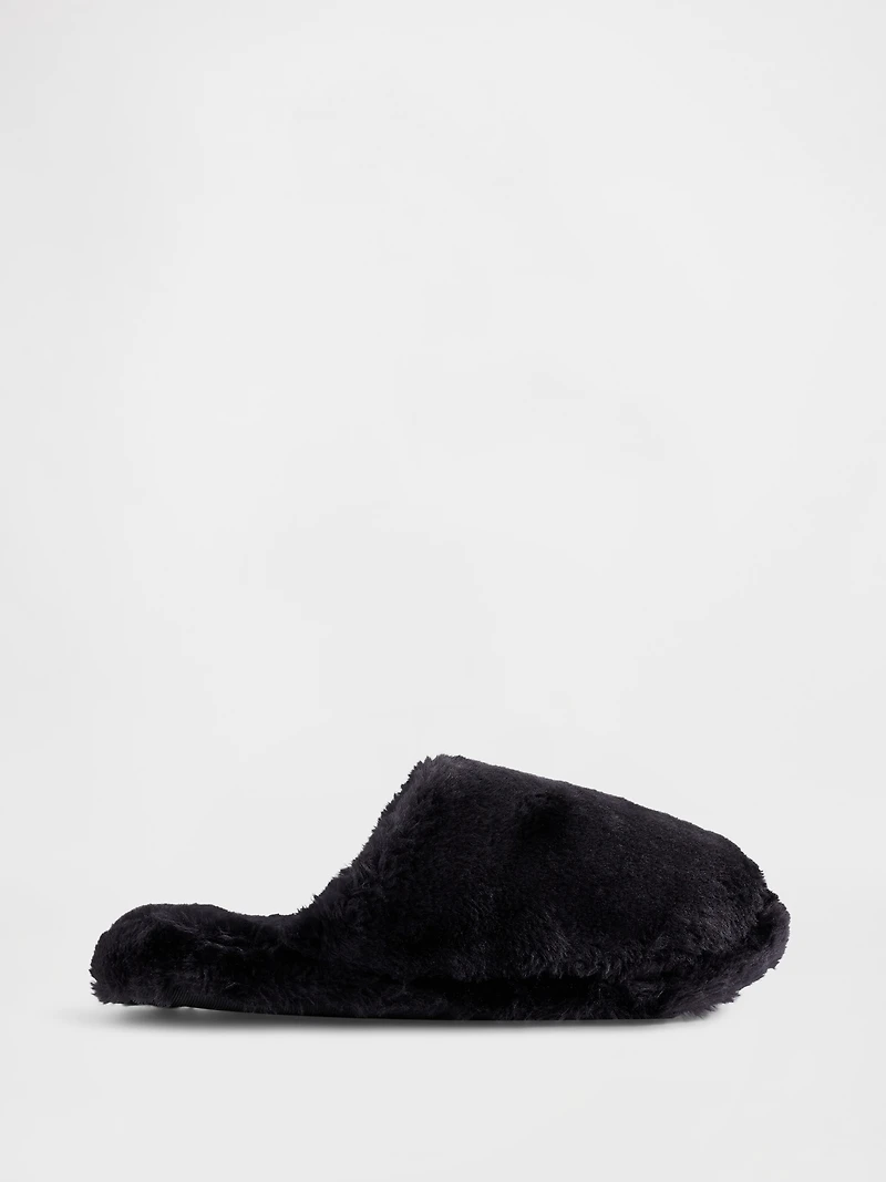 Faux Fur Slippers