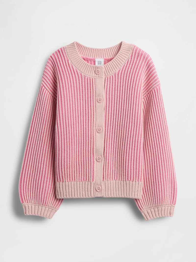 Baby & Toddler Crewneck Cardigan Sweater