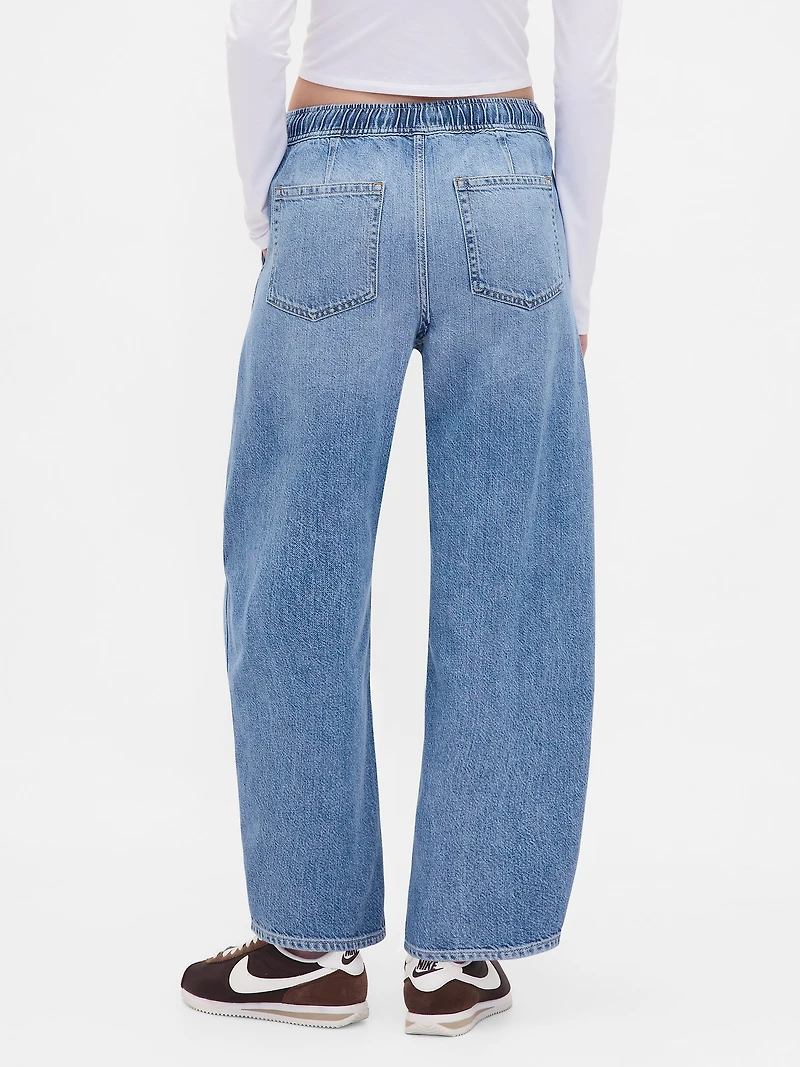 High Rise UltraSoft Barrel Jeans