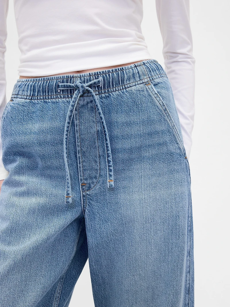 High Rise UltraSoft Barrel Jeans