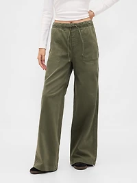 Mid Rise Easy Baggy Pants