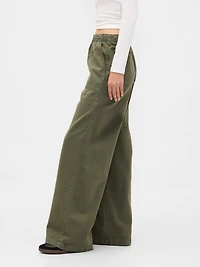 Mid Rise Easy Baggy Pants