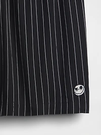 Gap × Disney Tim Burton’s The Nightmare Before Christmas Adult Organic Cotton Stripe Skull Boxers
