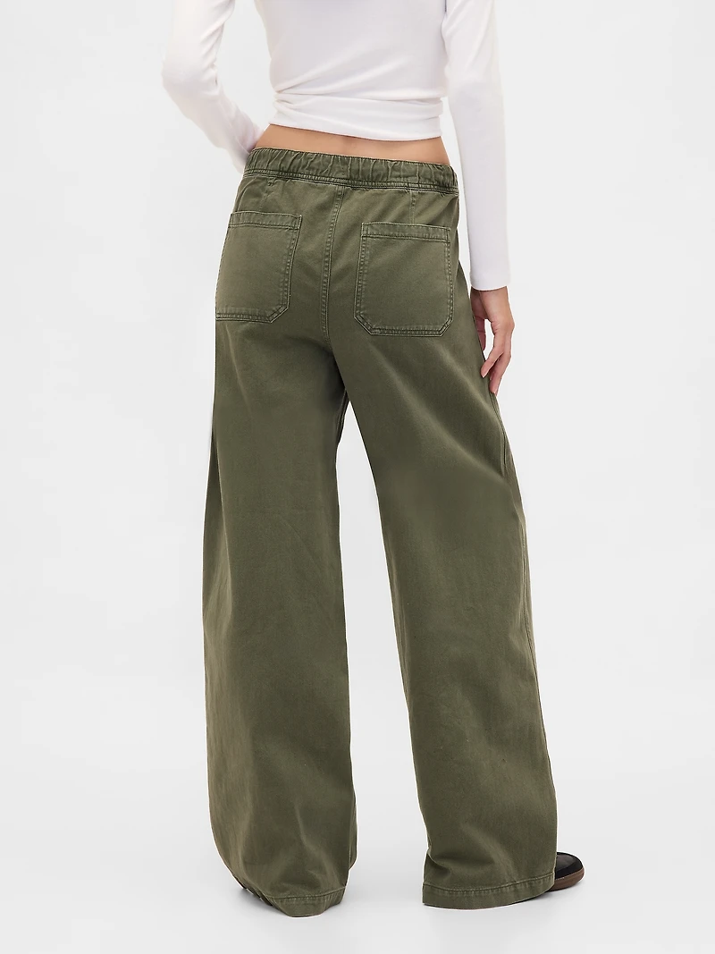 Mid Rise Easy Baggy Pants