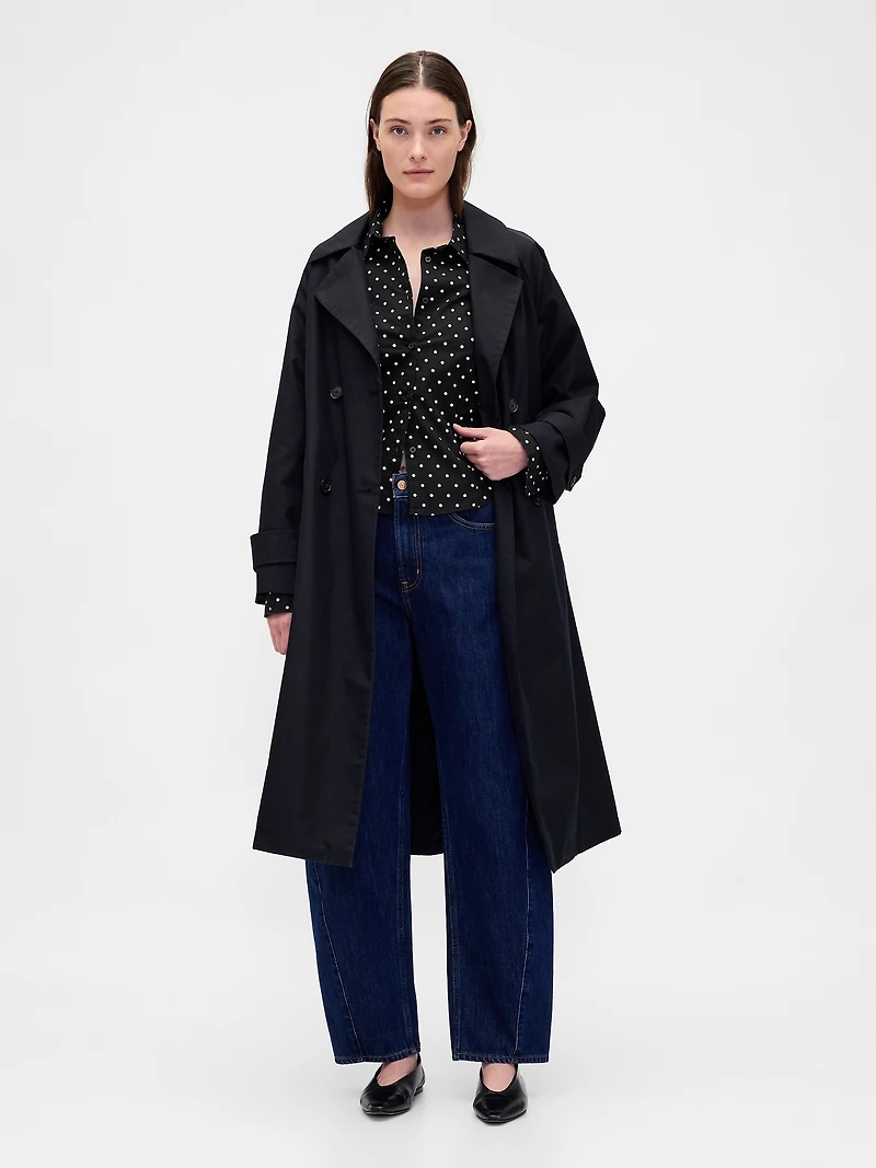 Organic Cotton Fitted Crop Shirt