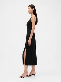 Double Knit Sweetheart Corset Maxi Dress