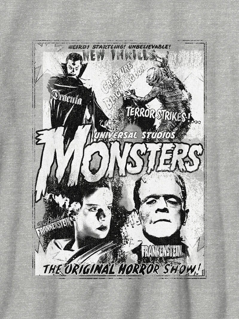 Kids Universal Monsters Graphic T-Shirt