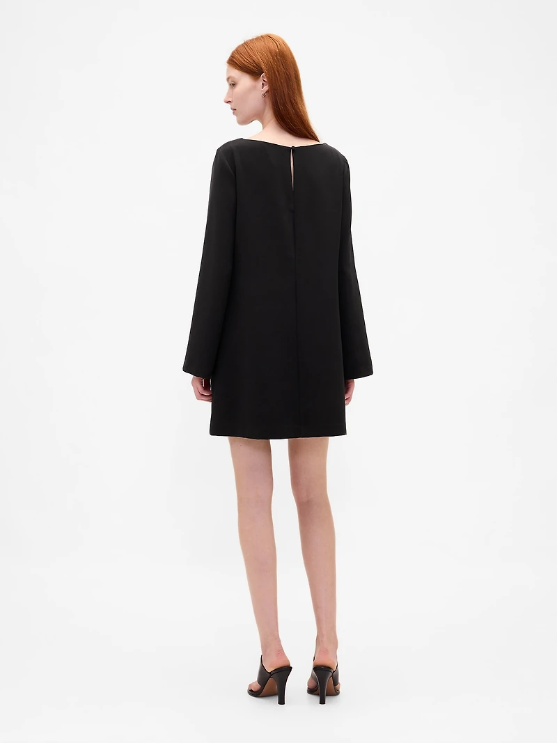 Boatneck Mini Shift Dress