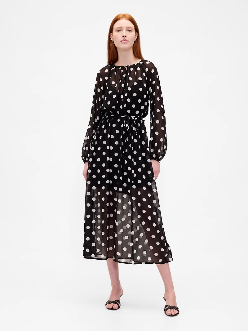 Sheer Maxi Dress