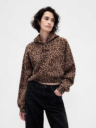 VintageSoft Crop Hoodie