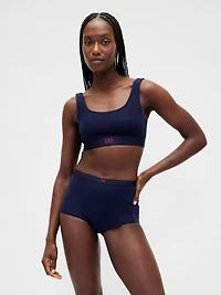 Organic Stretch Cotton High Rise Shorty