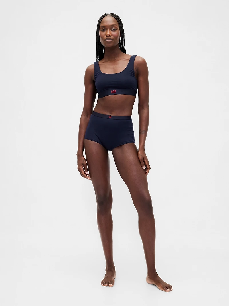 Organic Stretch Cotton High Rise Shorty