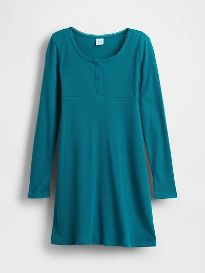 Kids Rib Henley Dress