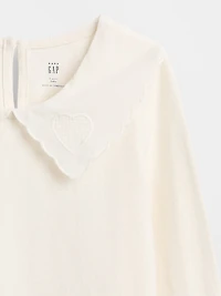 Baby & Toddler Heart Collar Top
