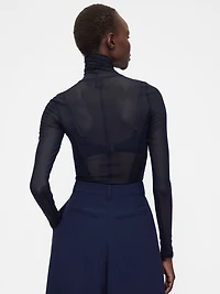 GapStudio Sheer Mesh Turtleneck